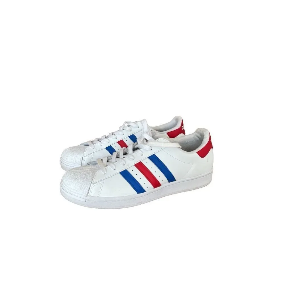 Adidas Mens White Americana vs. Superstar USA Sneakers Athletic Shoes Size 11